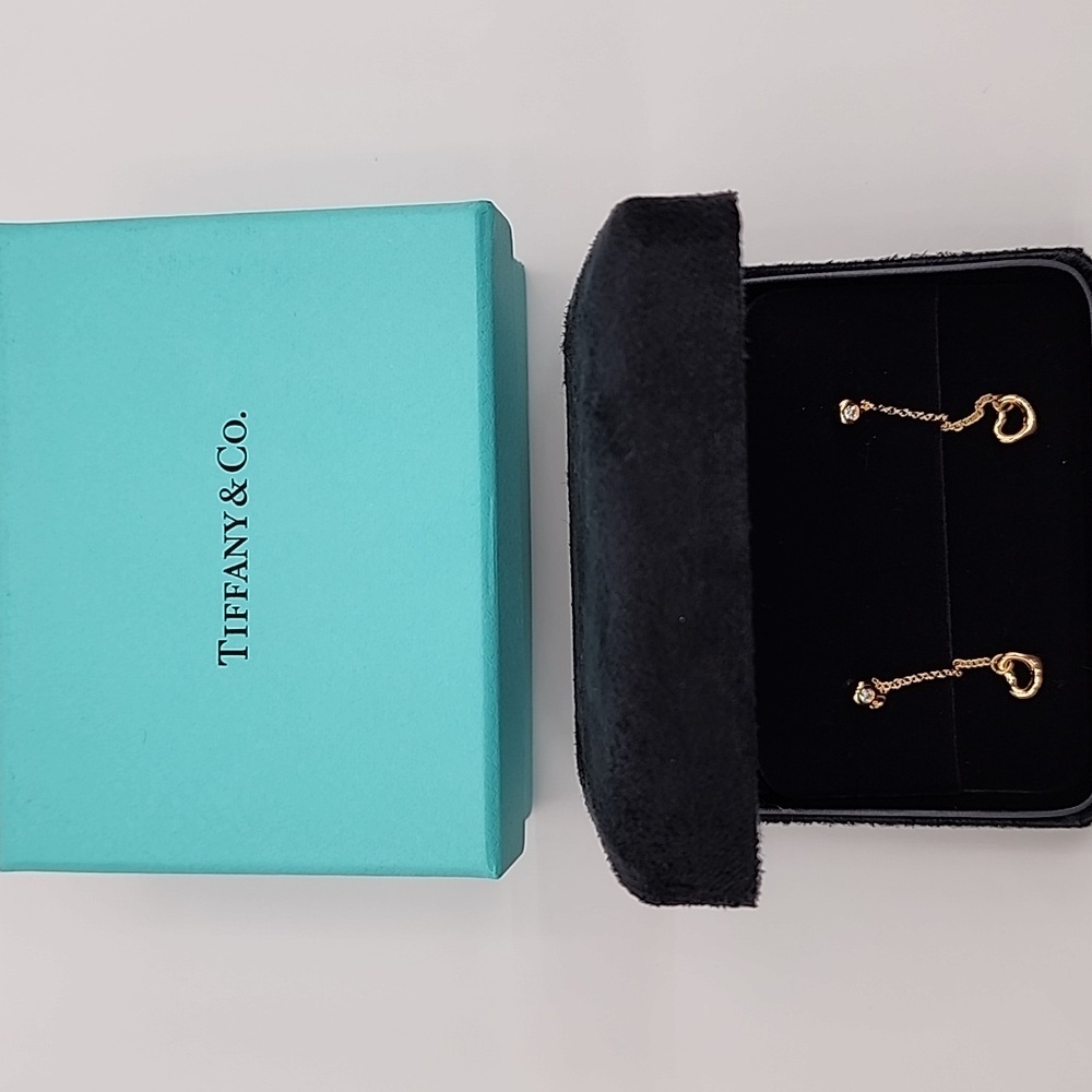 Tiffany & Co. Diamond by the Yard Open Heart Earrings